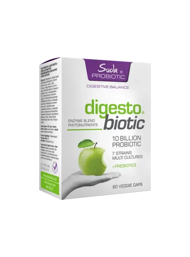 Suda Probiotic Digestobiotic 60 Vegan Kapsül