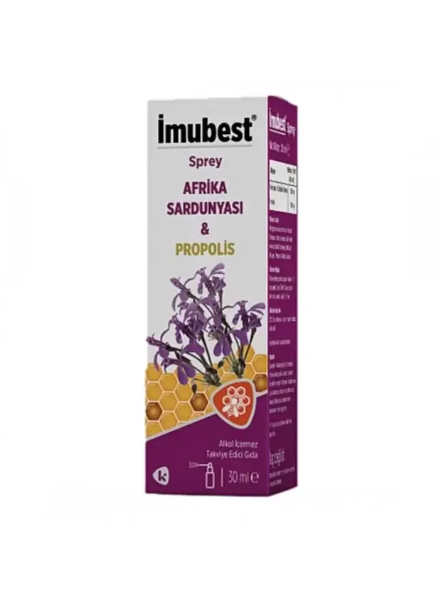 İmubest Afrika Sardunyası Propolis Sprey Alkolsüz 30 ml