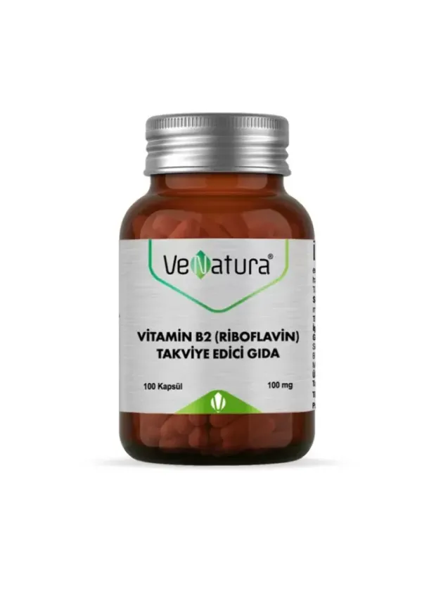 Venatura Vitamin B2 Riboflavin 100 mg 100 Kapsül