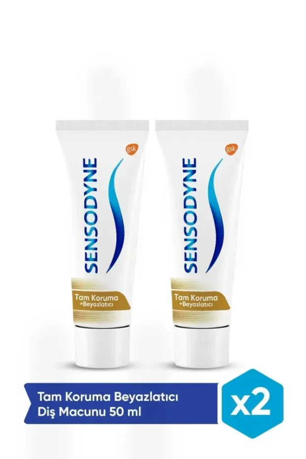 Sensodyne Tam Koruma Beyazlatıcı 75 ml - 2li Kofre