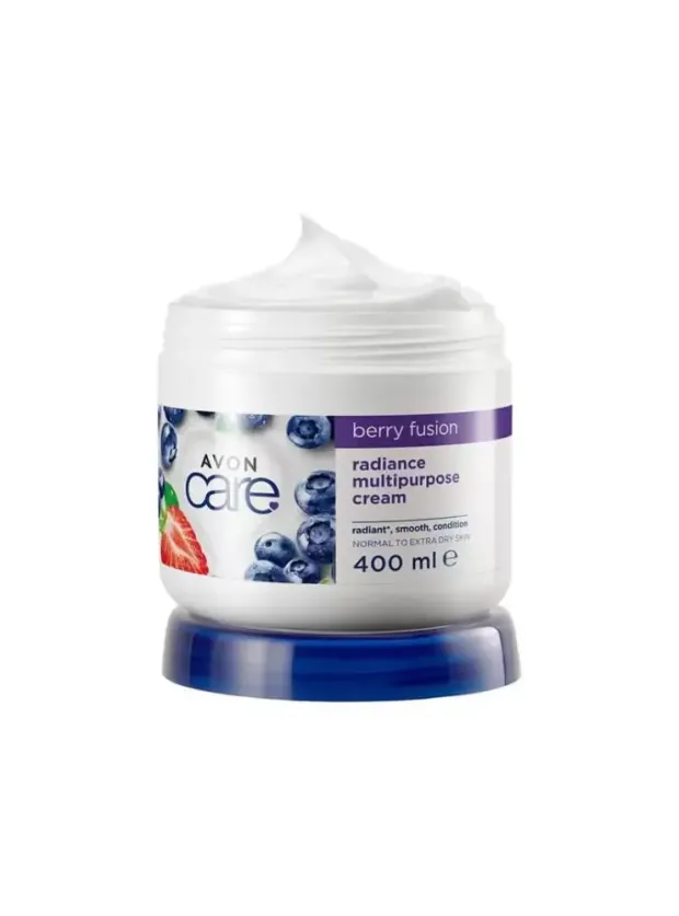 Avon Care Yaban Mersini ve Çilek Özlü El| Yüz ve Vücut Kremi 400ml