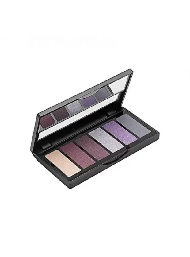 Aden Göz Farı Paleti - 6 Renkli - - 02 Bordeaux/Lilac -
