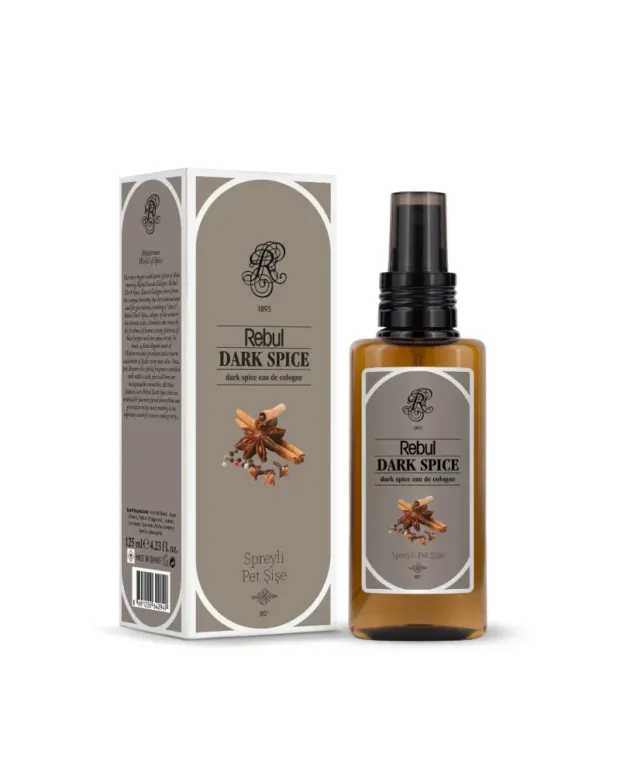Rebul Dark Spice Spreyli Pet Şişe Kolonya 125 ml