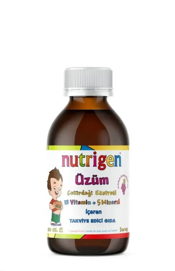 OUTLET - Nutrigen Üzüm Çekirdeği Ekstreli Şurup 200 ml