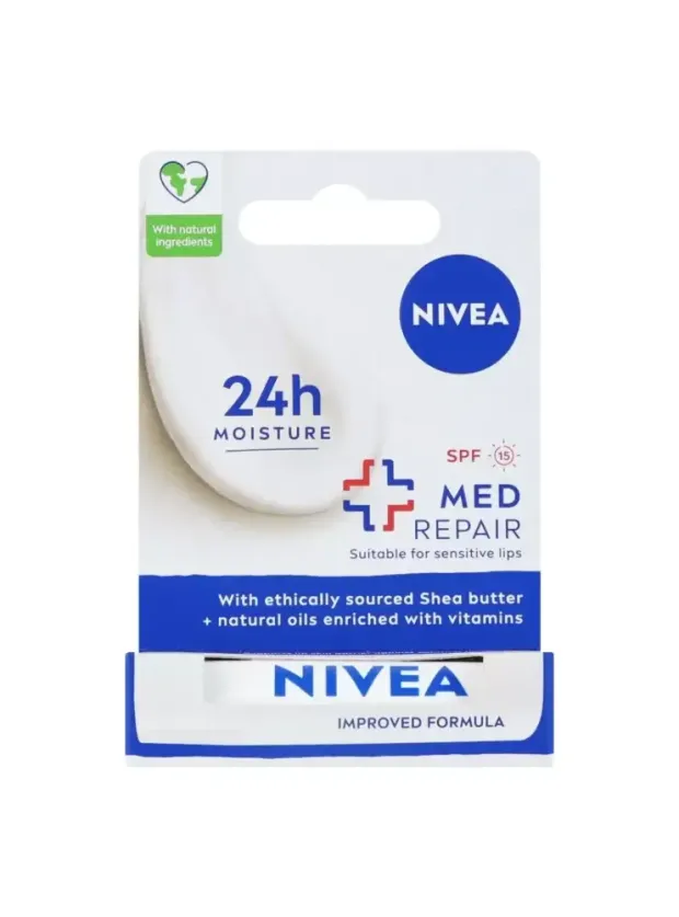 Nivea Lip Med Repair SPF 15 Dudak Bakım Kremi 4|8gr