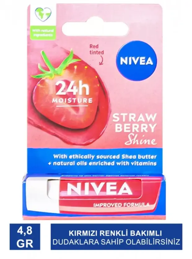 Nivea Strawberry Çilek Lip Stick 4|8gr