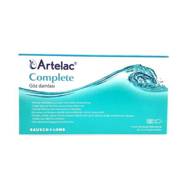 Artelac Complete Göz Damlası 30 Flakon 0|5 ml