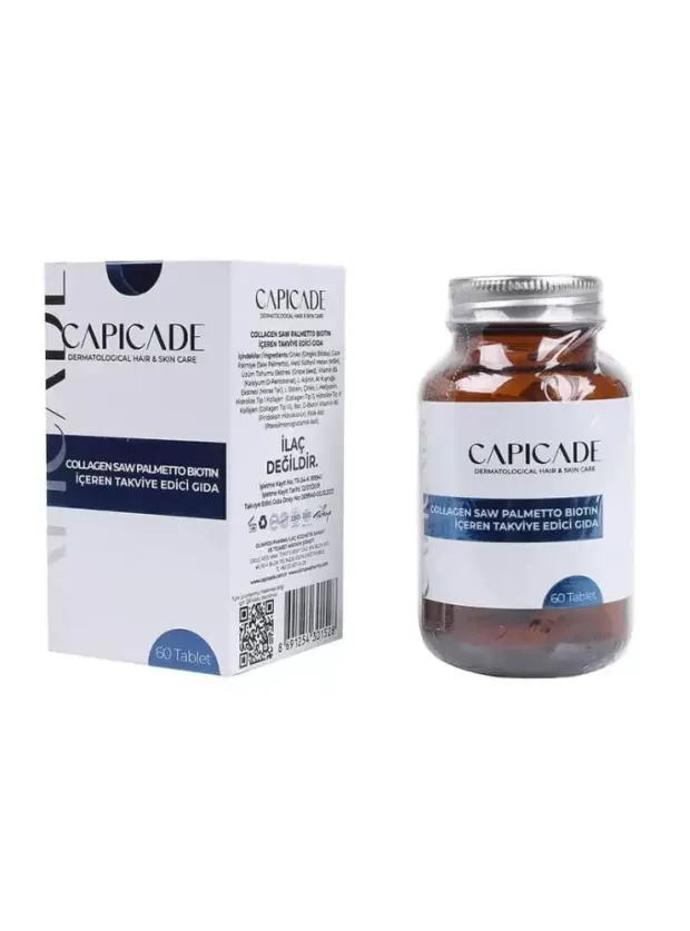 Capicade Collagen Saw Palmetto Biotin 60 Tablet
