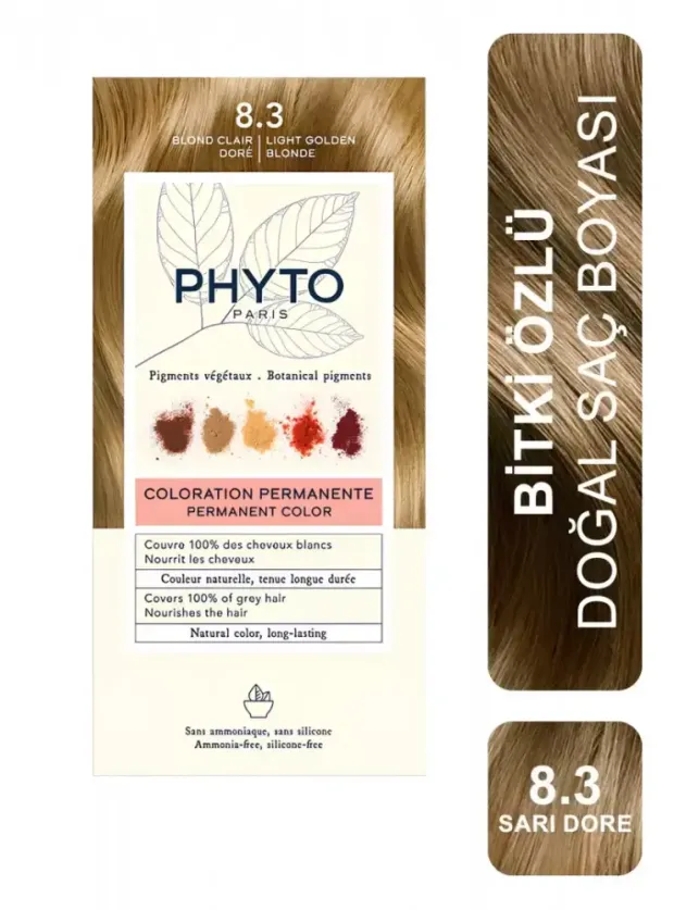 Phyto Color Bitkisel Saç Boyası 8.3 Sarı Dore