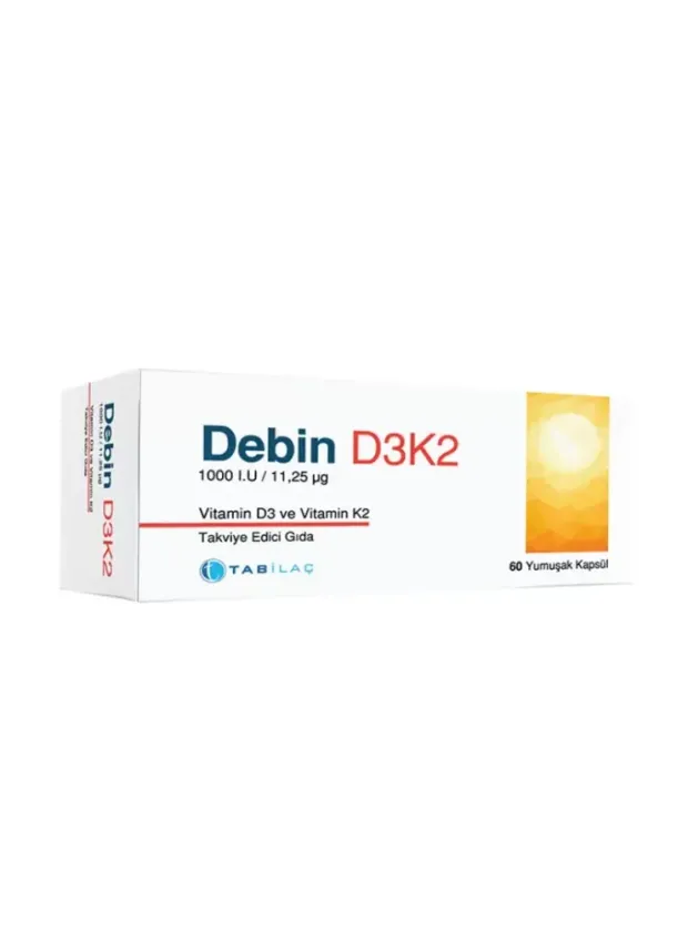 Debin D3 K2 60 Yumuşak Kapsül
