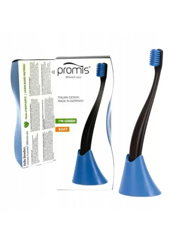 Promis Biplastic Single Diş Fırçası 6750 - Soft - Blue - Tutucu Hediyeli