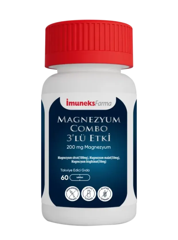 İmuneks Magnezyum Combo 3'lü Etki 60 Tablet