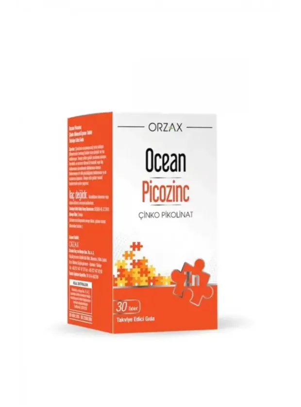Ocean Picozinc Takviye Edici Gıda 30 Kapsül