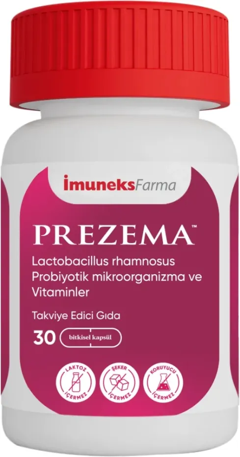 İmuneks Prezema 30 Kapsül Takviye Edici Gıda