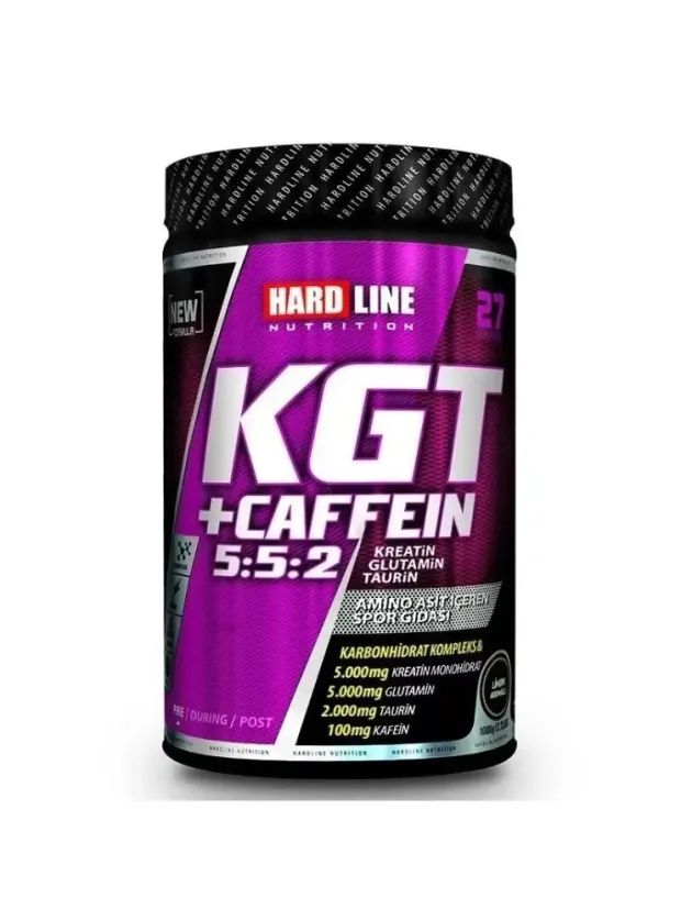 Hardline KGT - Creatine - Kreatin, Glutamin ve Taurin - - Limon 1000 gr.