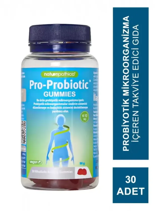 Naturopathico Pro-Probiotic Gummies 30 Adet