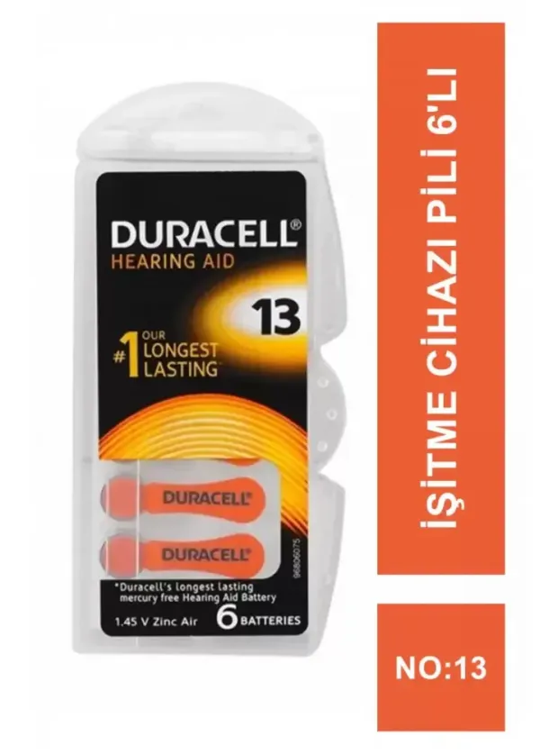 Duracell İşitme Cihazı Pili 13