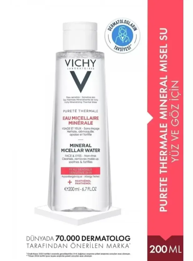 Vichy Purete Thermale Solution Micellaire Mineral Misel Su 200 ml