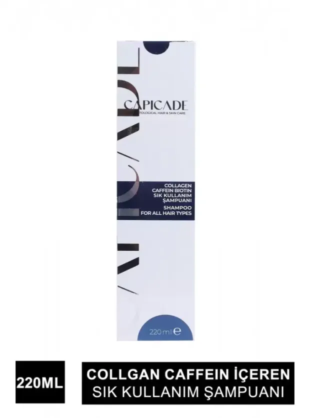 Capicade Collagen Caffein Biotin Sık Kullanım Şampuan 220 ml