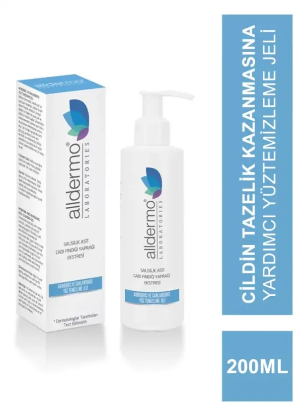 Alldermo Arındırıcı & Canlandırıcı Yüz Temizleme Jeli 200 ml