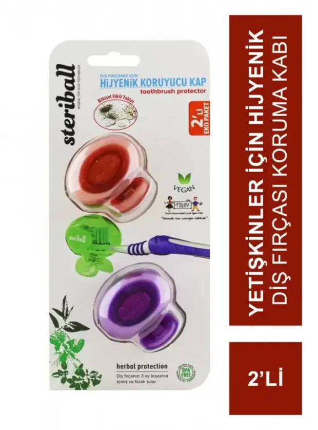 Steriball Hijyenik Koruyucu Kap 2 'li Paket - Yetişkin -