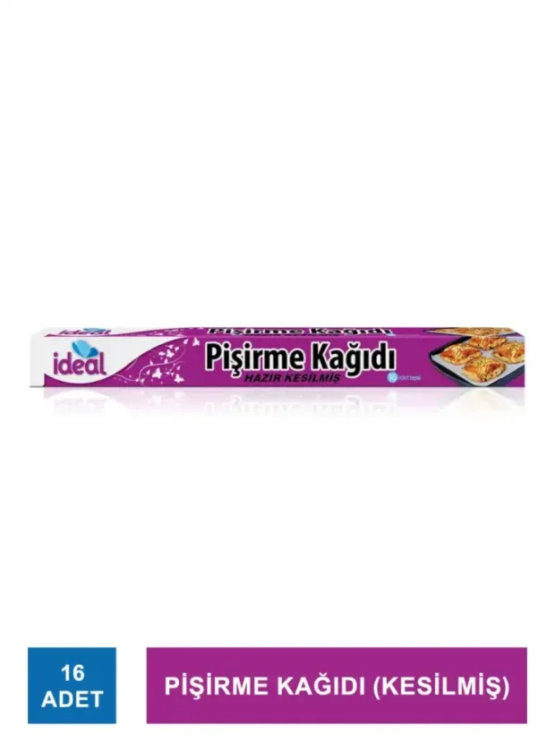 İdeal Pişirme Kağıdı Hazır Kesilmiş 16 Adet - 42x37cm -