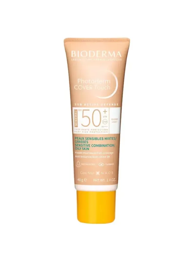 OUTLET - Bioderma Photoderm Cover Touch Mineral SPF50+ Light 40 ml