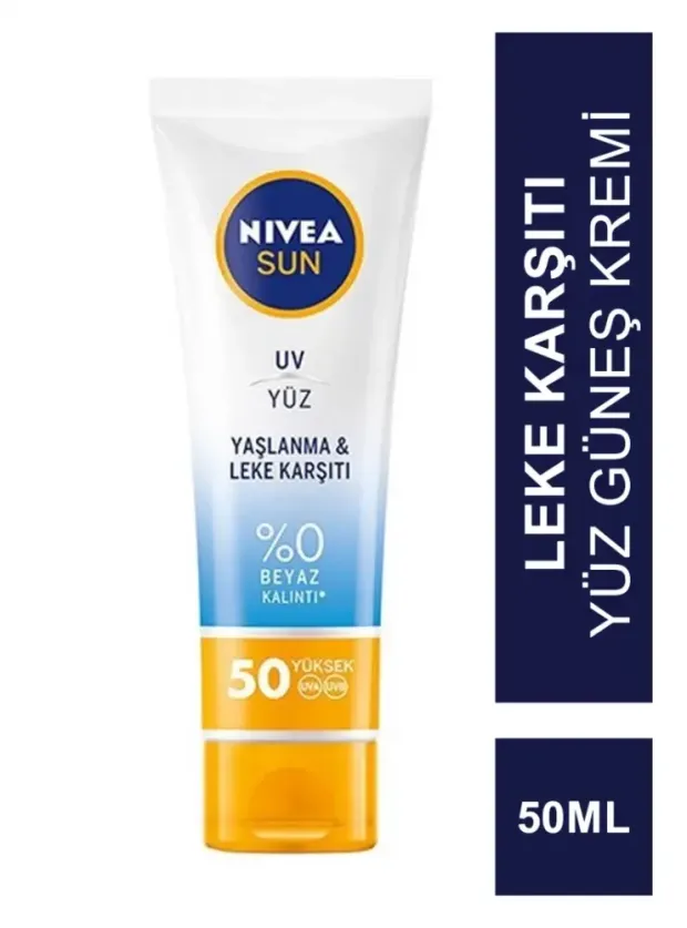 Nivea Sun Yaşlanma & Leke Karşıtı Yüz Kremi SPF50 50ml