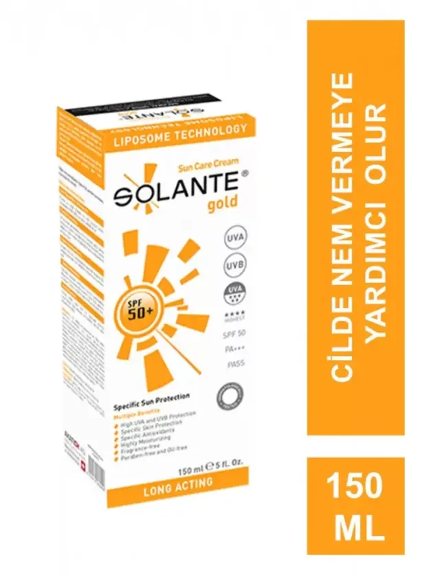 Solante Gold Güneş Koruyucu Krem SPF50+ 150 ml