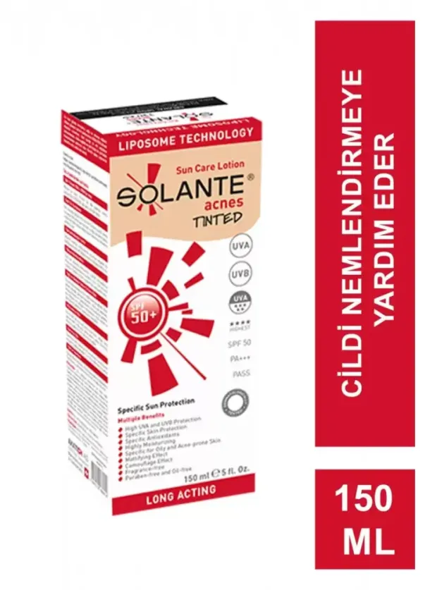 Solante Acnes Tinted SPF50 150 ml