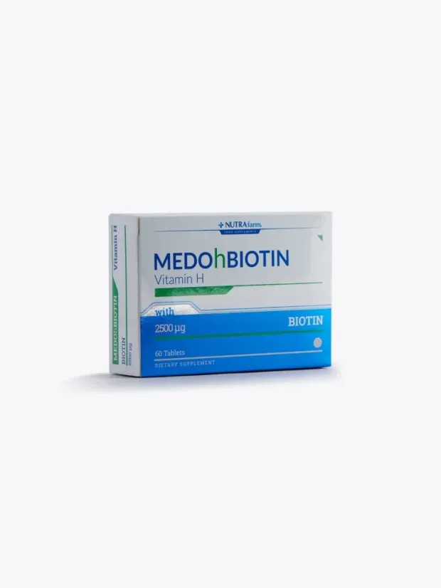 Dermoskin NutraFarm MedoHbiotin 2|5mg 60 Tablet