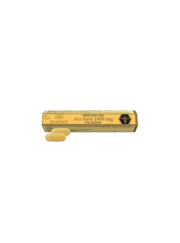 Marnys Arı Sütü 1000mg 30 Kapsül
