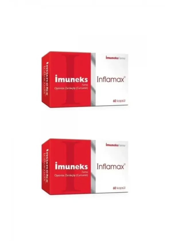 İmuneks Inflamax Optimize Zerdeçöp 60 Kapsül x 2 Adet