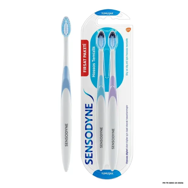 Sensodyne Hassas Temizlik Yumuşak Diş Fırçası - 2'li Fırsat Paketi