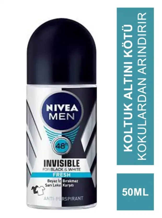 Nivea Deo Roll On Bay İnvısıble Black&Whıte Fresh 50 ml