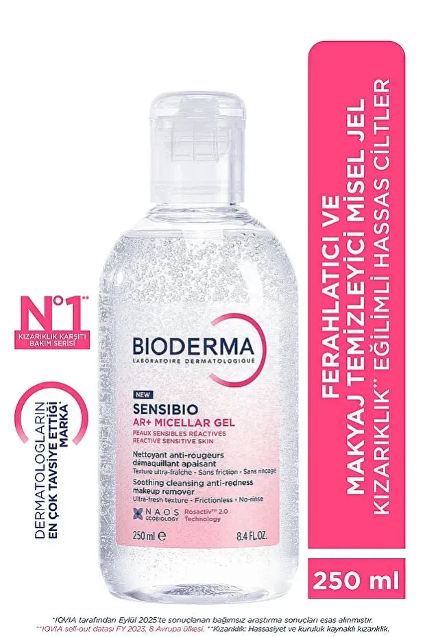 Bioderma Sensibio Ar+ Miceller Gel 250ml