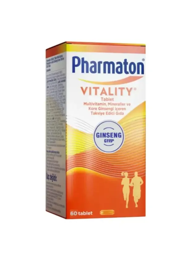 Pharmaton Vitality Multivitamin 60 Tablet - Takviye Edici Gıda