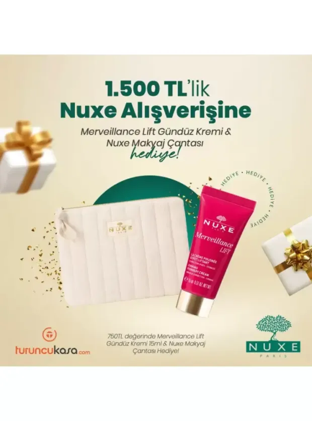 Promosyon - Nuxe Makyaj Çanta ve Merveliance Lift Firming Cream 15ml