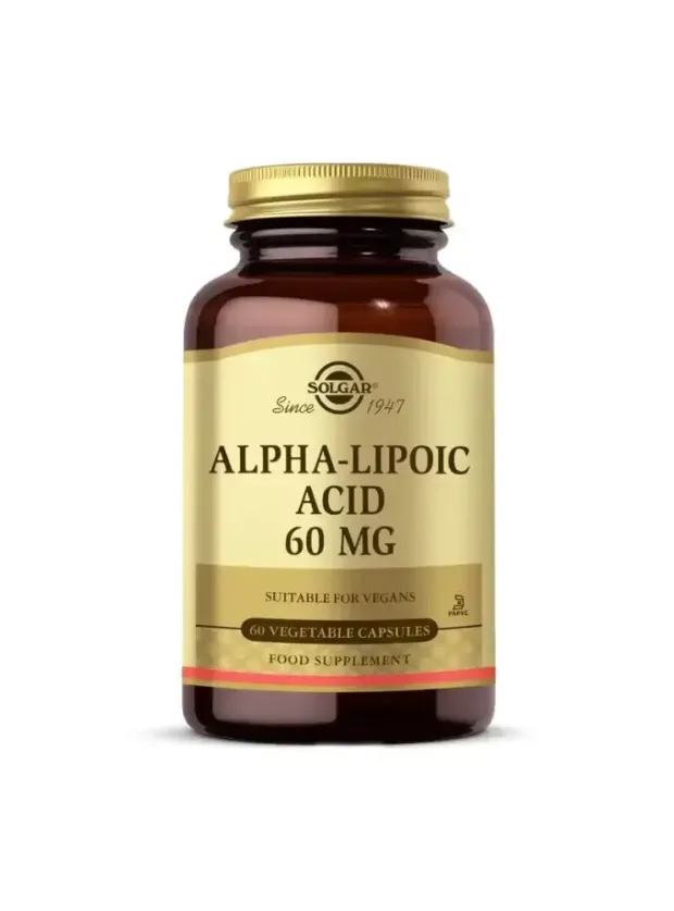 Solgar Alpha Lipo Acid 60 mg 60 Kapsül