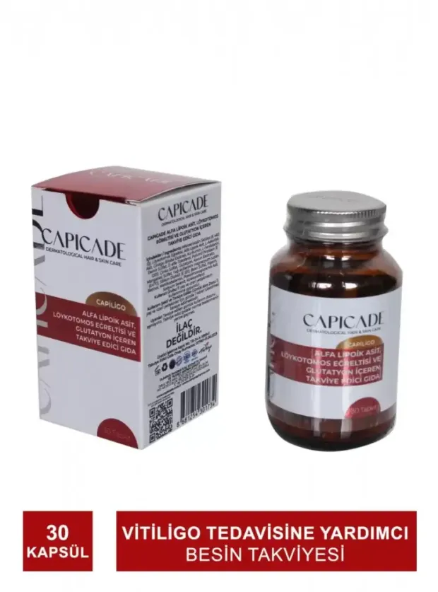 Capicade Capiligo Alfa Lipoik Asit| Löykotomos Eğreltisi ve Glutatyon 30 Tablet