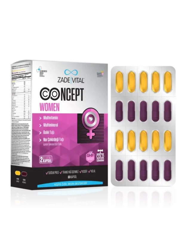 Zade Vital Concept Women 60 Kapsül