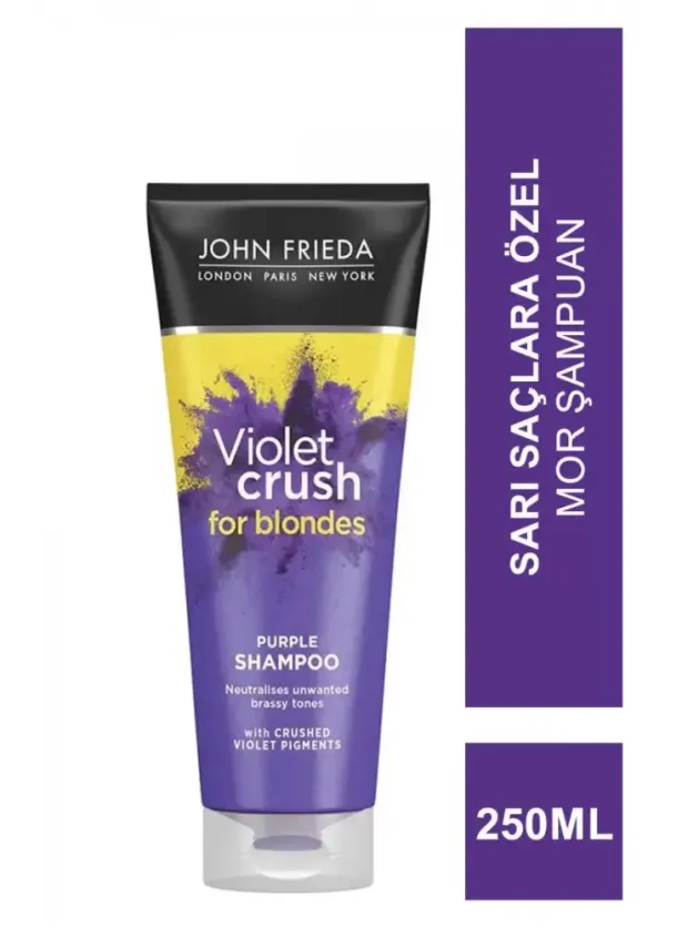 John Frieda Violet Crush Purple Shampoo Sarı Saçlara Özel Mor Şampuan 250 ml
