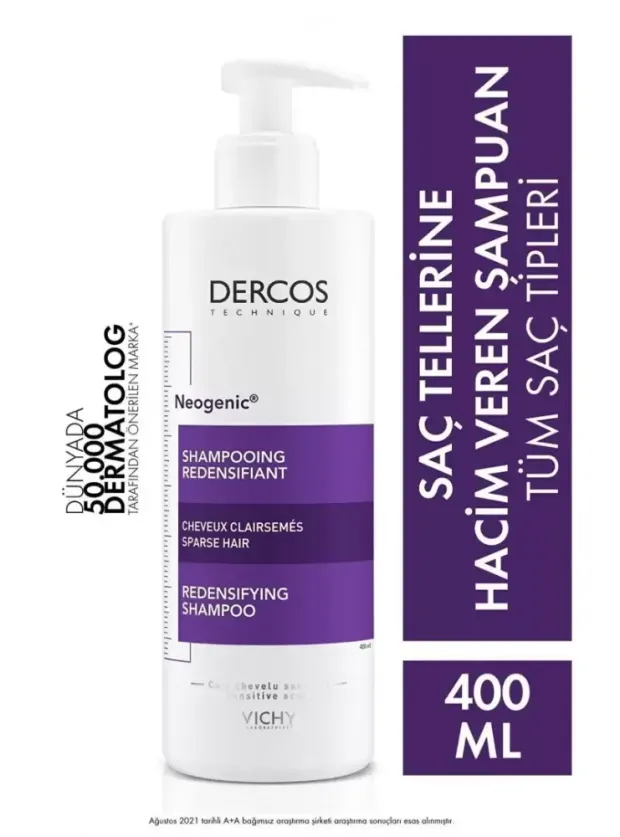 Vichy Dercos Neogenic Şampuan 400 ml - Yoğunlaştırıcı Şampuan