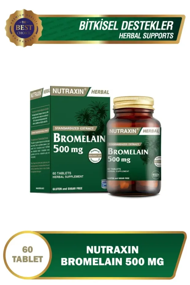Nutraxin Bromelain 60 Kapsül
