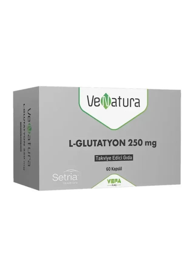 VeNatura L-Glutatyon 250 mg Takviye Edici Gıda 60 Yumuşak Kapsül