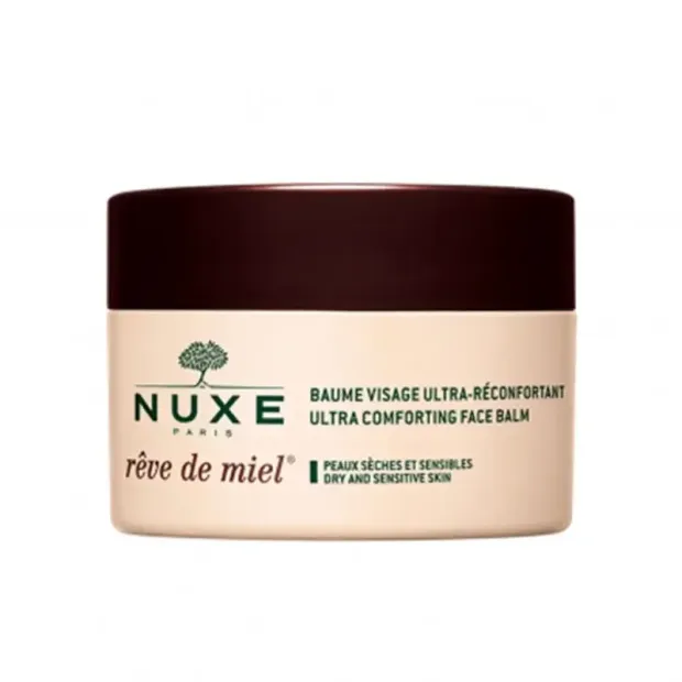 Nuxe Reve De Miel Ultra Comforting Face Balm Nemlendirici Yatıştırıcı ve Onarıcı Yüz Bakım Kremi - Gündüz - Gece 50 ml