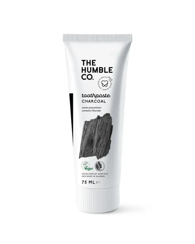 The Humble Co Natural Toothpaste Charcoal 75 ml Kömür Tozlu Komple Bakım Siyah Diş Macunu