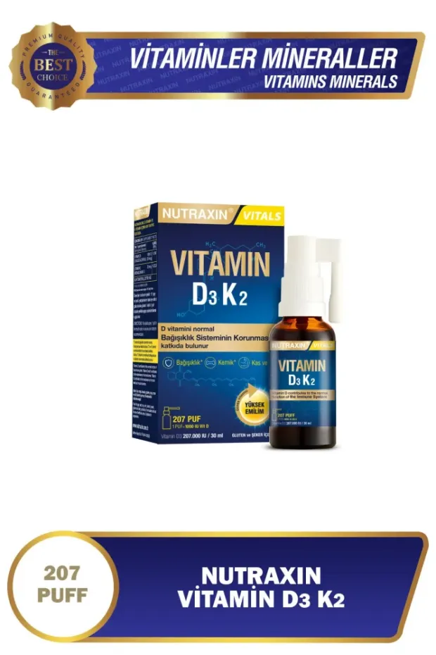 Nutraxin Vitamin D3K2 30 ml