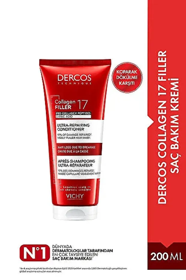 Vichy Dercos Collagen 17 Saç Bakım Kremi 200 ml