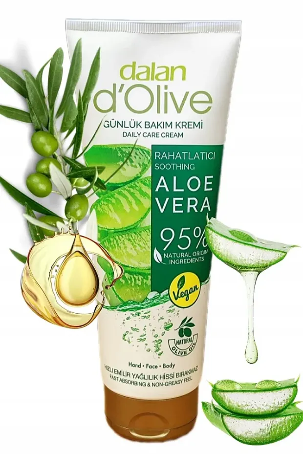 Dalan D'olive Besleyici Krem Tüp Aloe Vera 250 ml